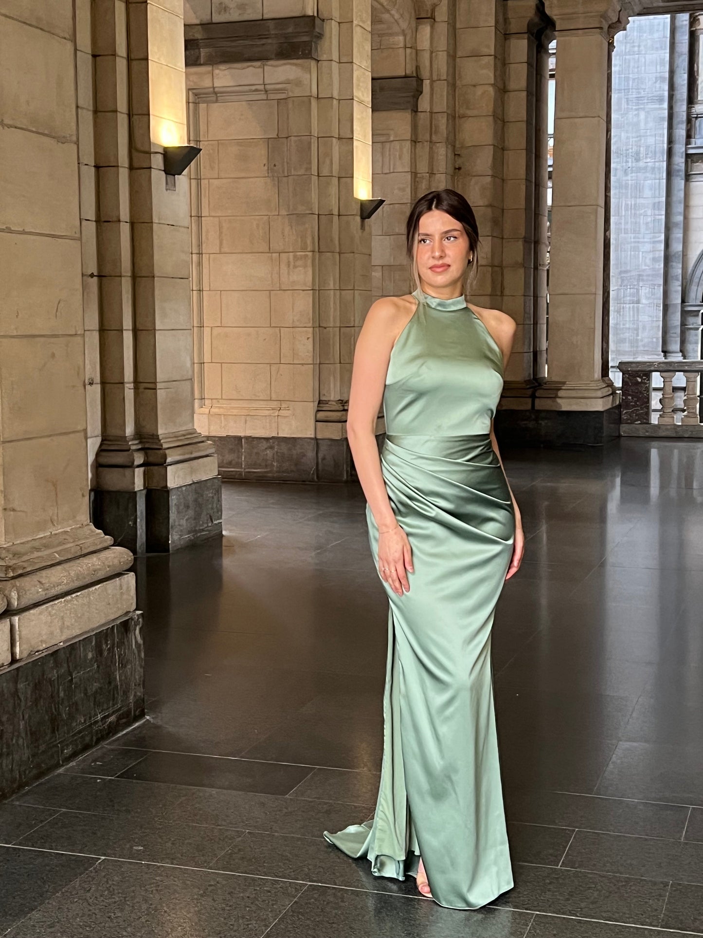 The Sophie dress green