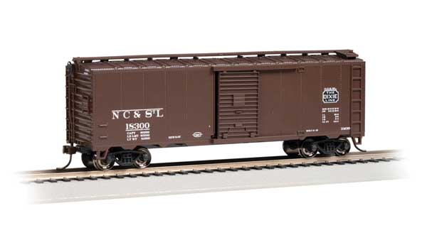 160-15014 Steam-Era 40' Steel Boxcar Nashville, Chattanooga & St. Louis #18300
