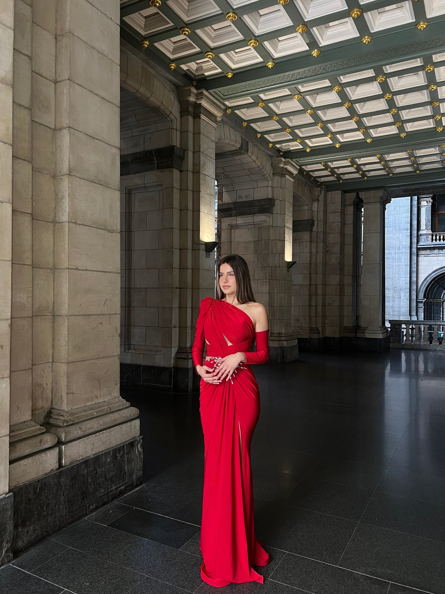 The Melissa dress red