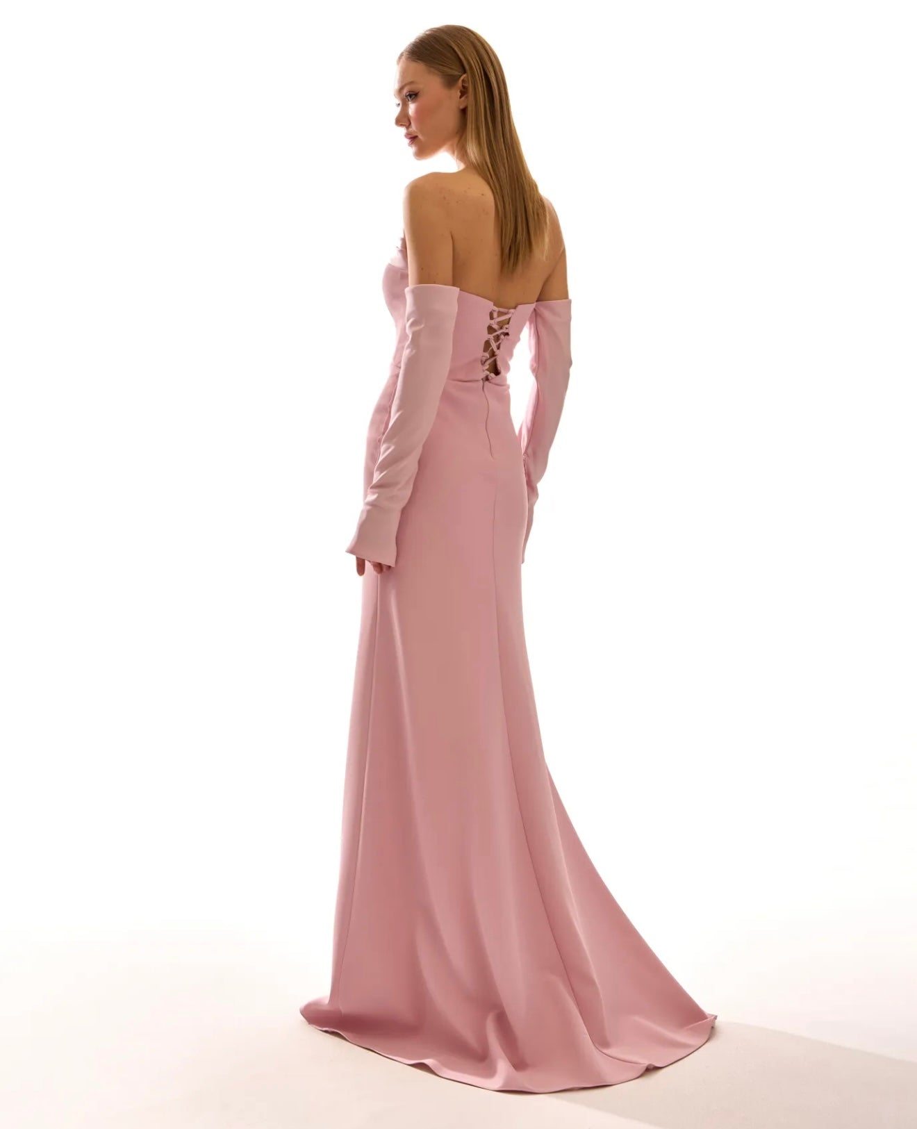The Stella dress soft pink