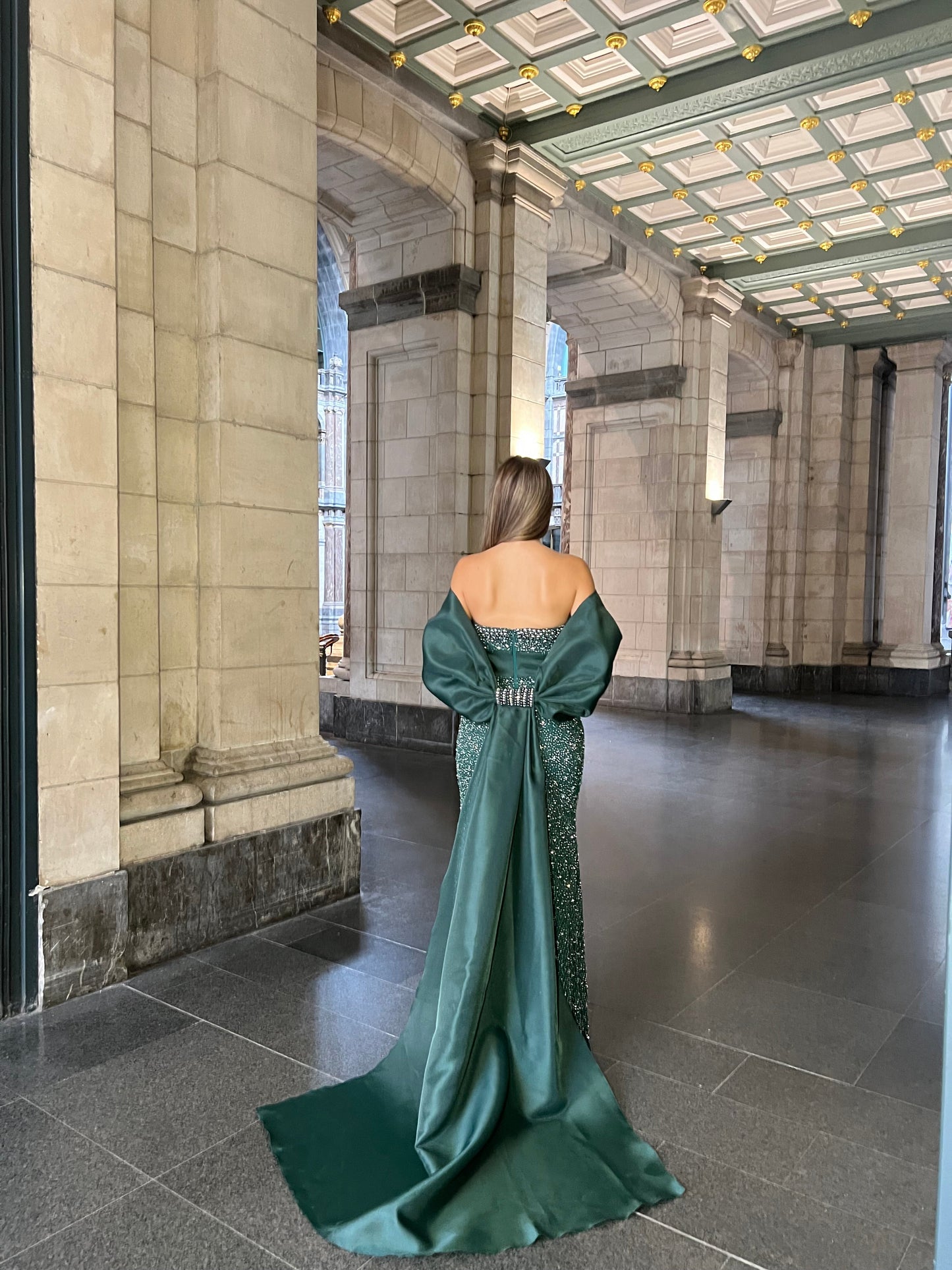 The Inseya dres green