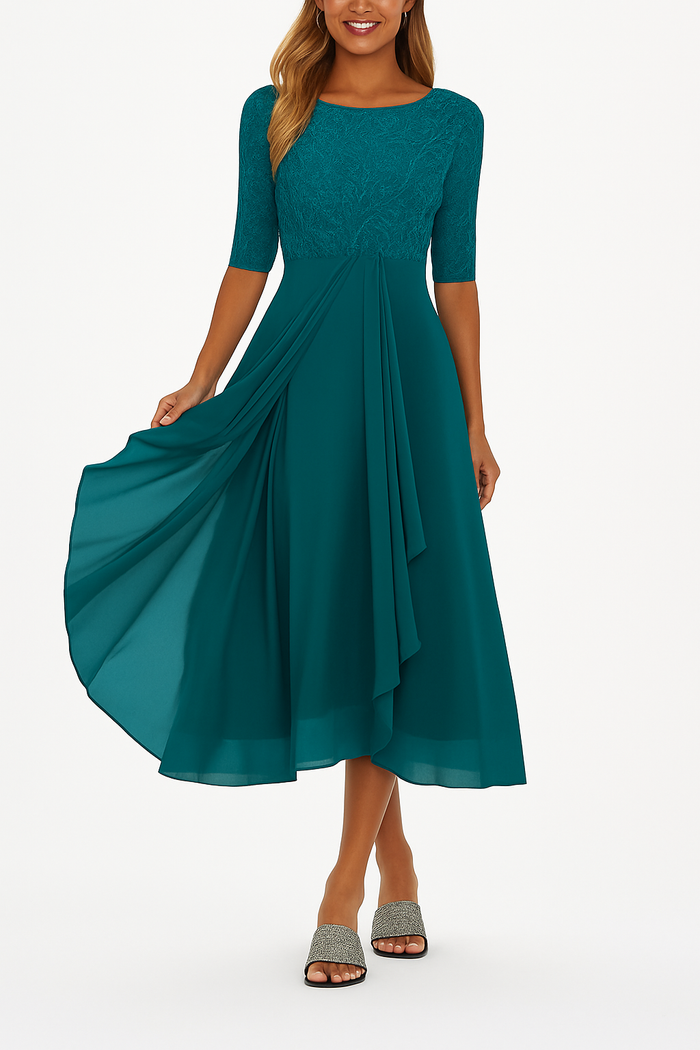 Greta | Women's Summer A-Line Midi Dress 5