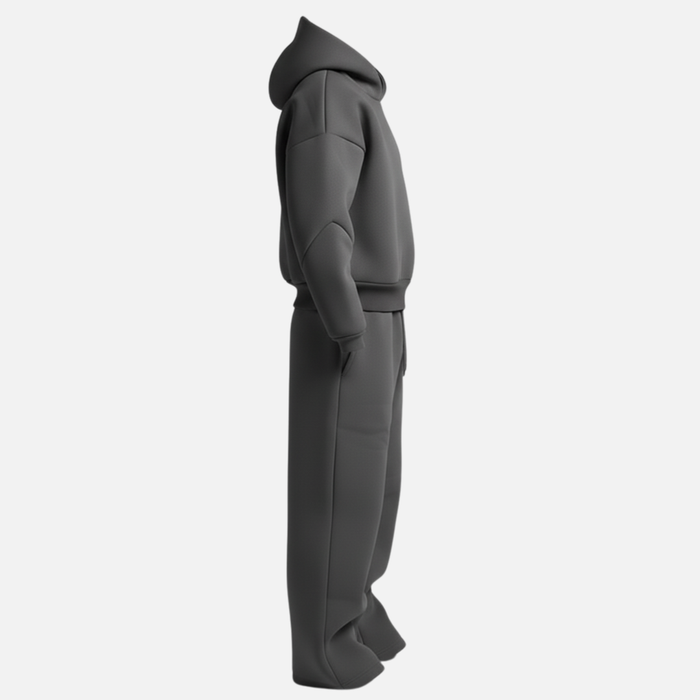 Men’s Oversized Streetwear Tracksuit Set – Hoodie & Sweatpants