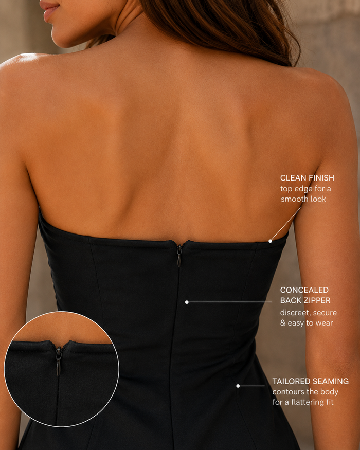 Nova | Strapless Mini Dress Bodice - Lumina 5
