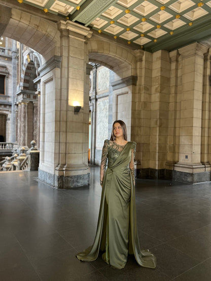 The Sura dress green