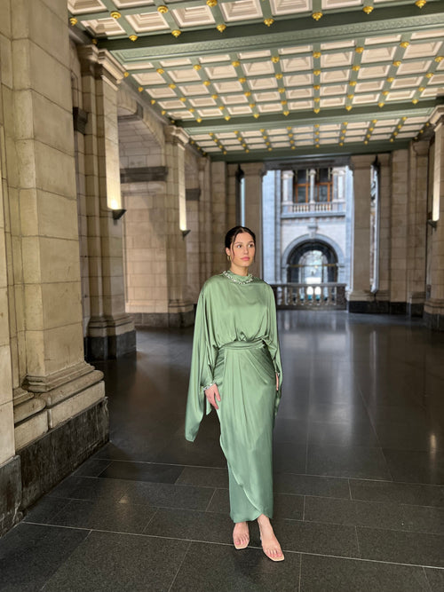 The Doa dress apple green