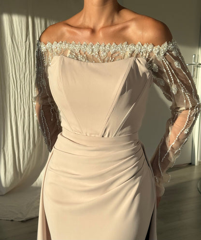 The Sevilla dress beige
