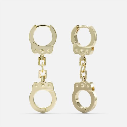 HANDCUFF CHAIN EARRINGS