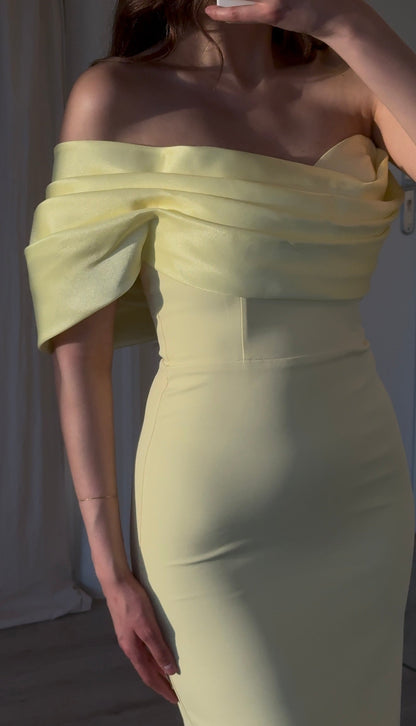 The Melodie dress yellow