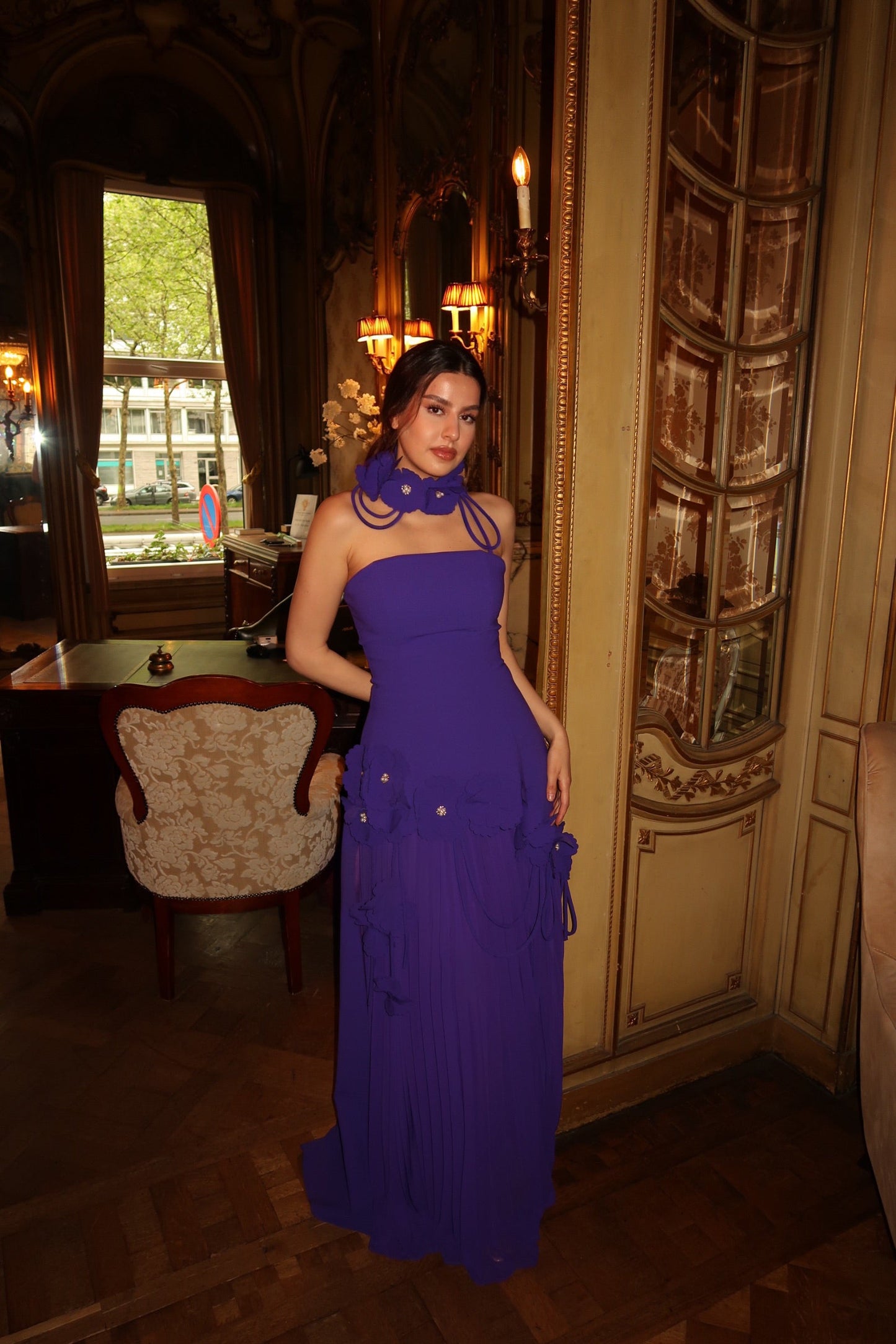 The Lizge dress purple