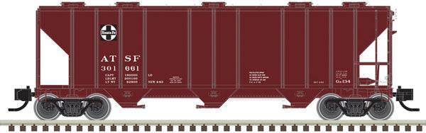 150-50005729 PS-4000 3-Bay Covered Hopper - Santa Fe 301704