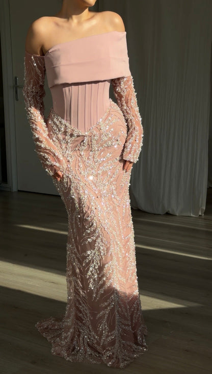 The Aleya dress soft pink