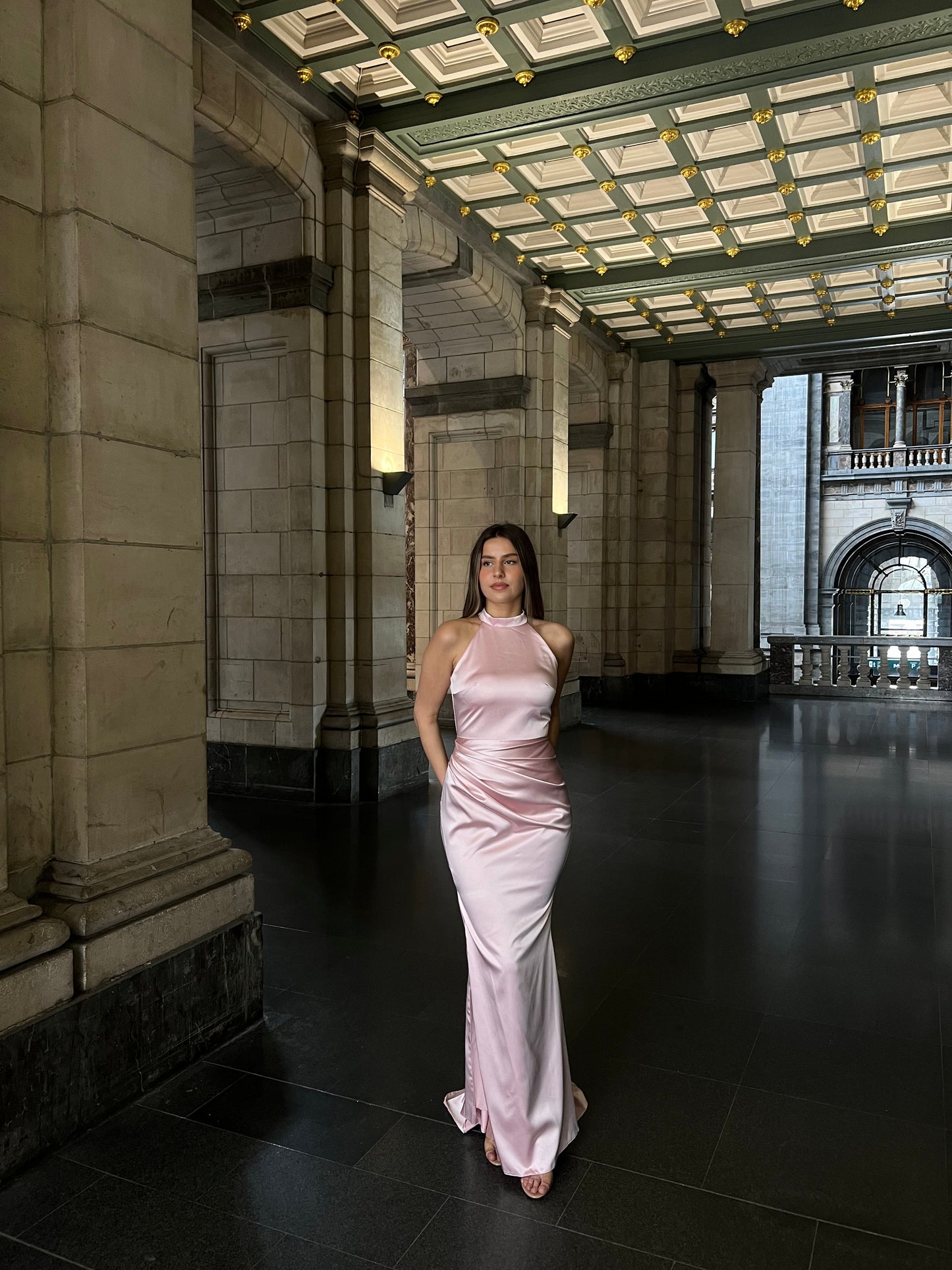 The Sophie dress soft pink