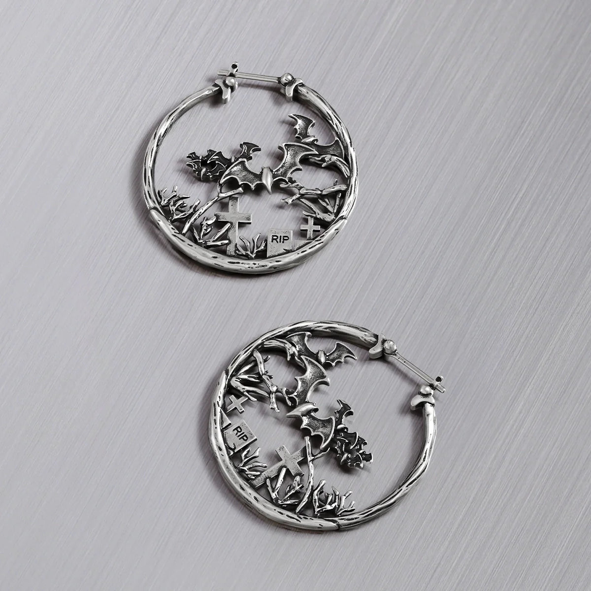 GRAVEYARD BAT EARRINGS