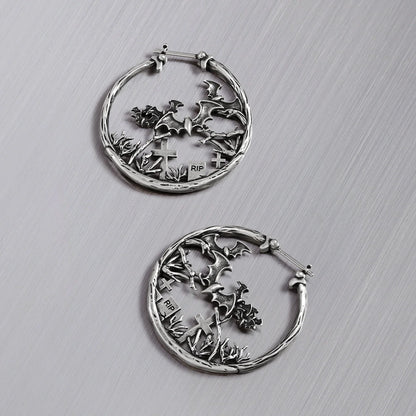 GRAVEYARD BAT EARRINGS