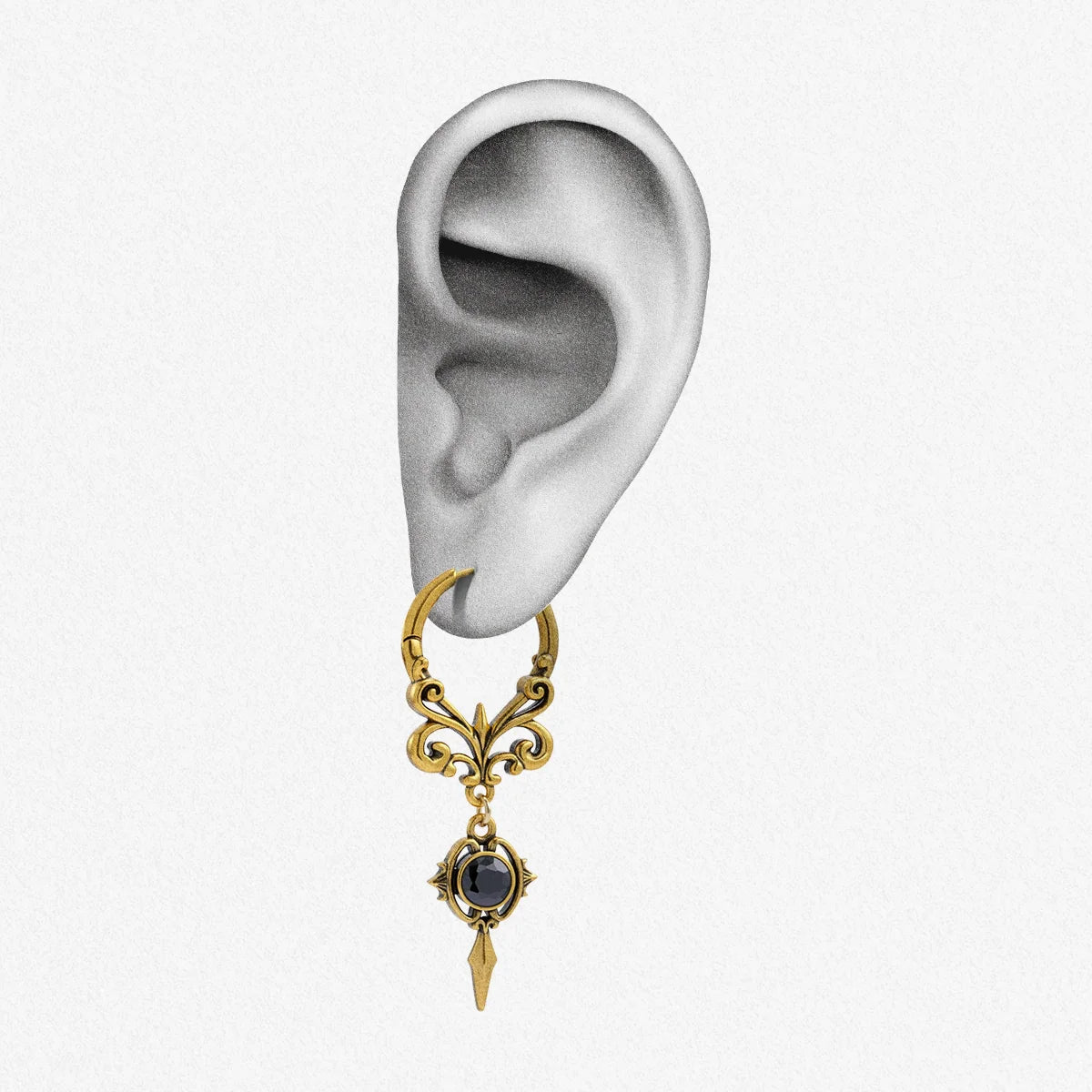GOTHIC CREST EARRINGS