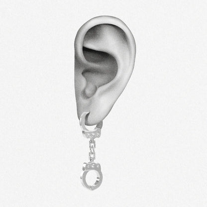 HANDCUFF CHAIN EARRINGS