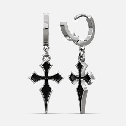 GOTHIC CROSS EARRINGS