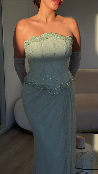 The Birsen dress mint