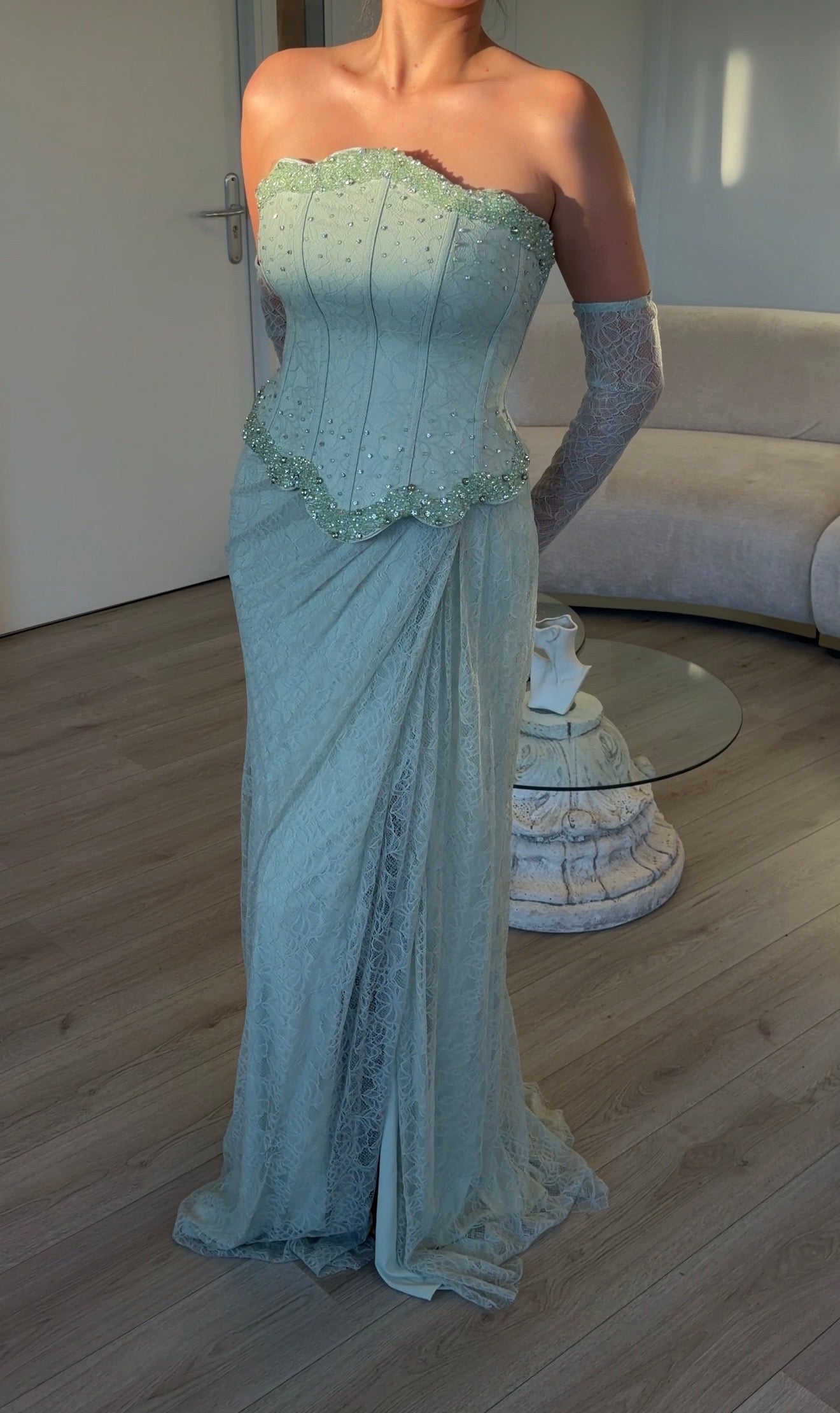 The Birsen dress mint