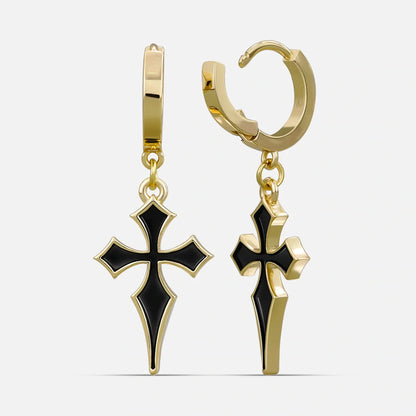 GOTHIC CROSS EARRINGS
