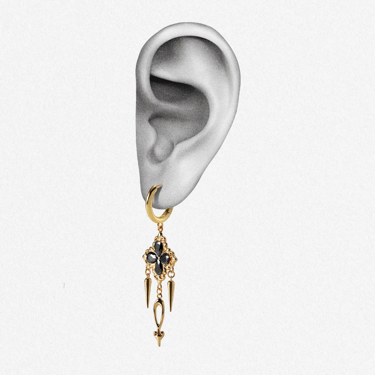GOTHIC BLOOM EARRINGS