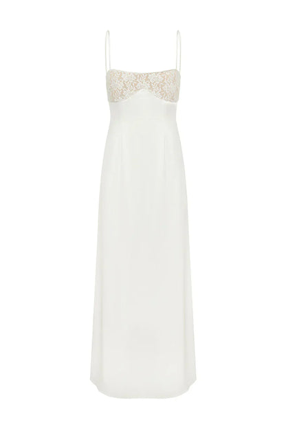 ALLULA MIDI DRESS - IVORY