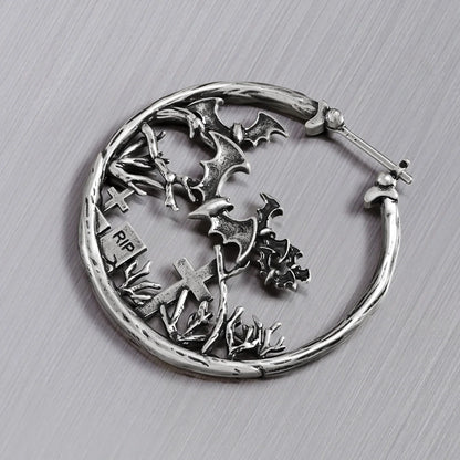 GRAVEYARD BAT EARRINGS