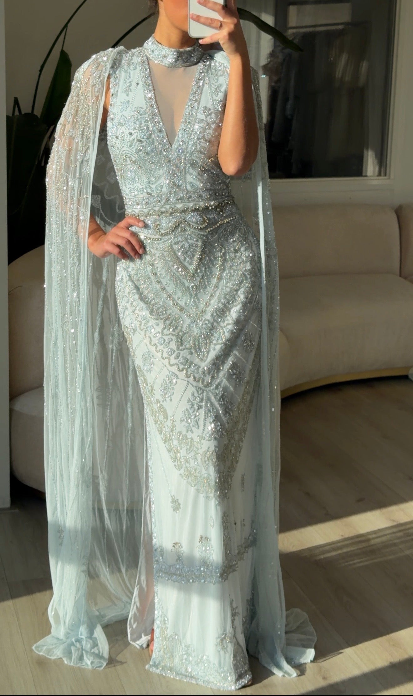 The Lale dress baby blue