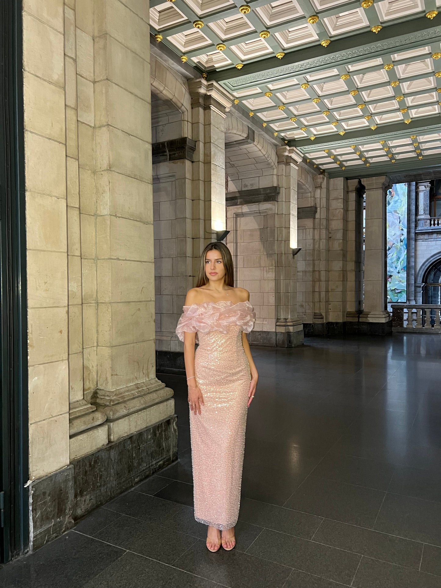 The Meya dress soft pink