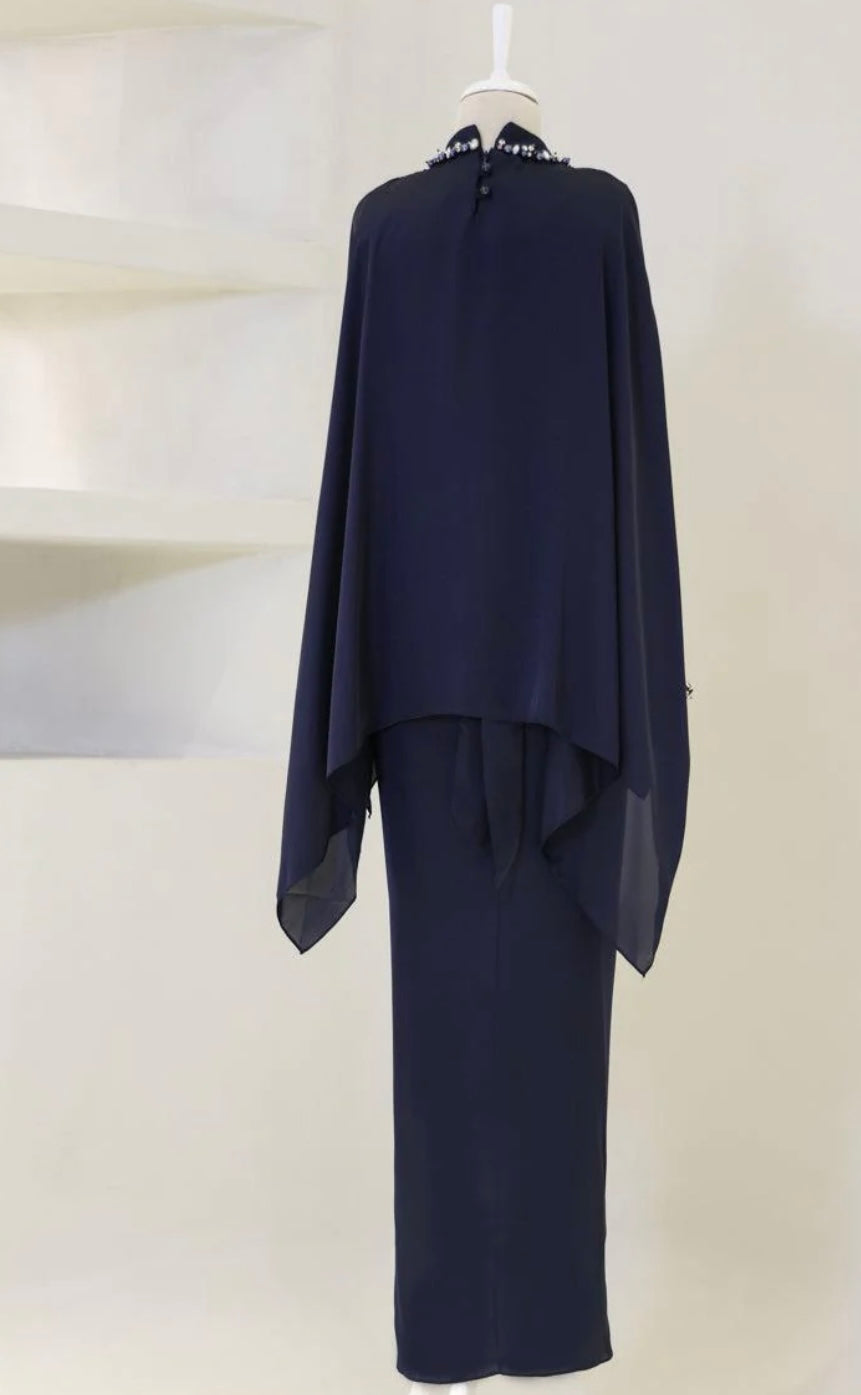The Doa dress navy blue