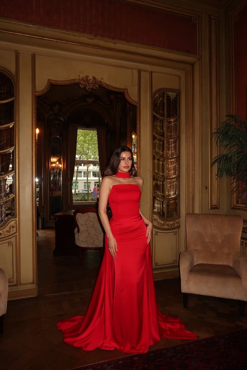 The Asina dress red
