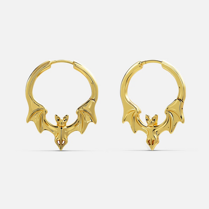 GOTHIC BAT EARRINGS
