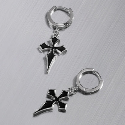 GOTHIC CROSS EARRINGS