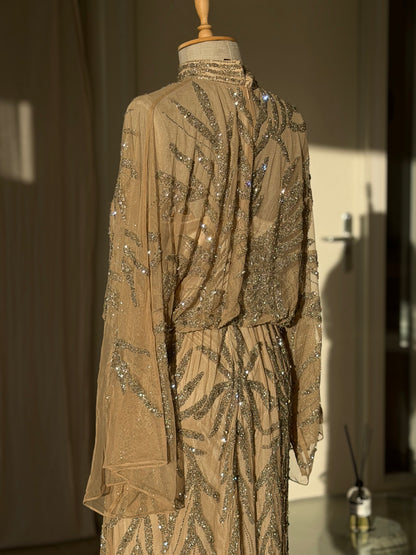 The Hamda dress beige