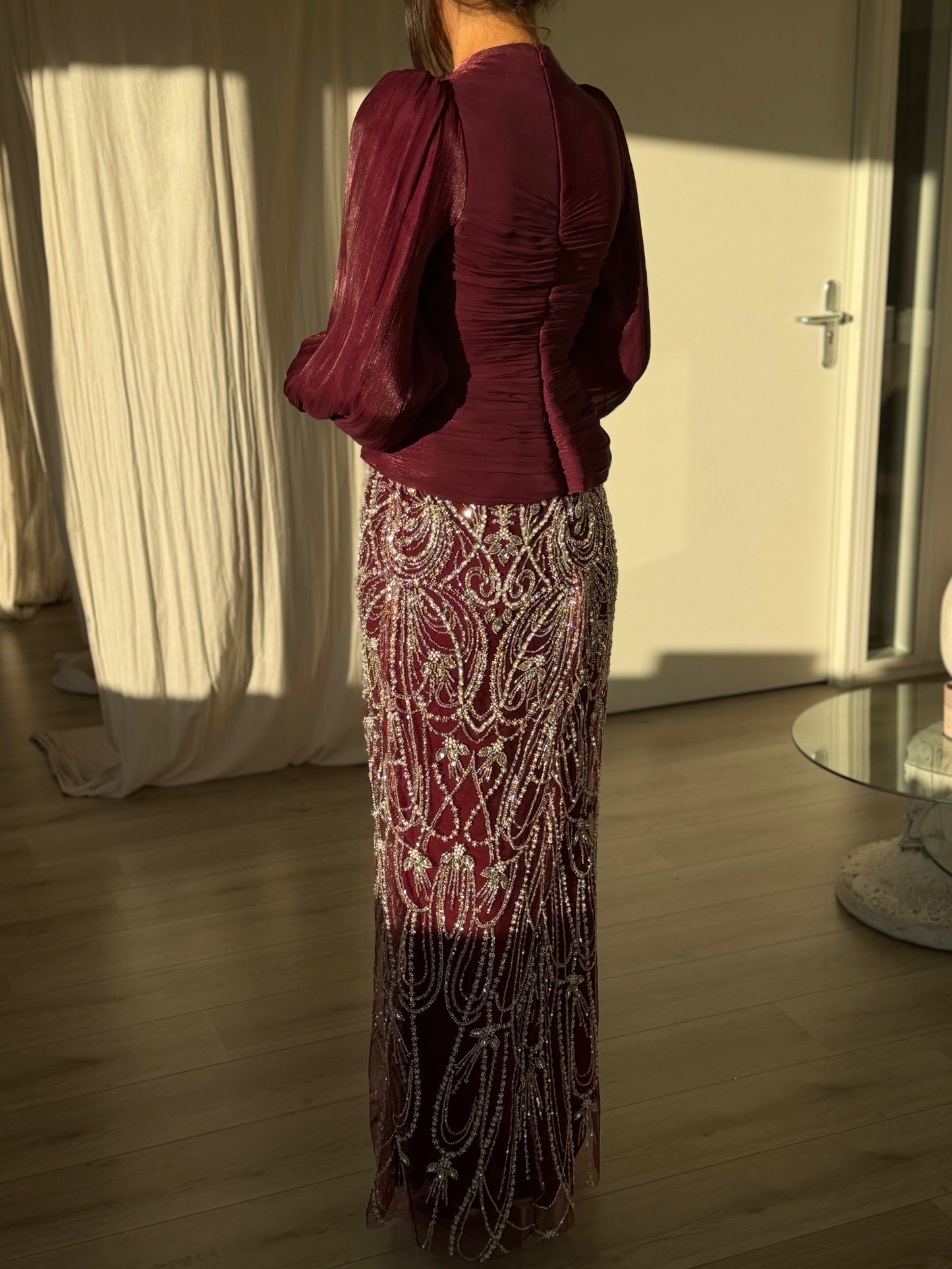 The Reyhan dress plum