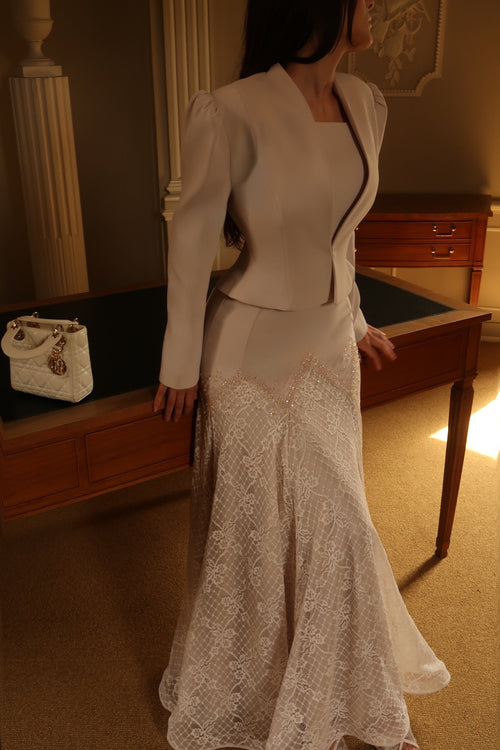 The Sophia suit beige