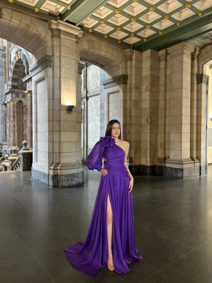 The Hira dress purple