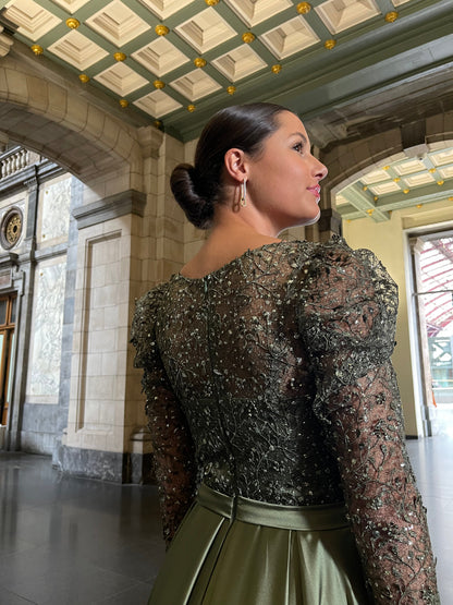 The Hayal dress khaki