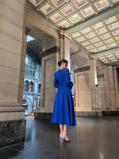 The Alya dress blue