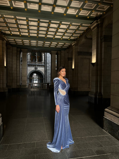 The Ilayda dress blue