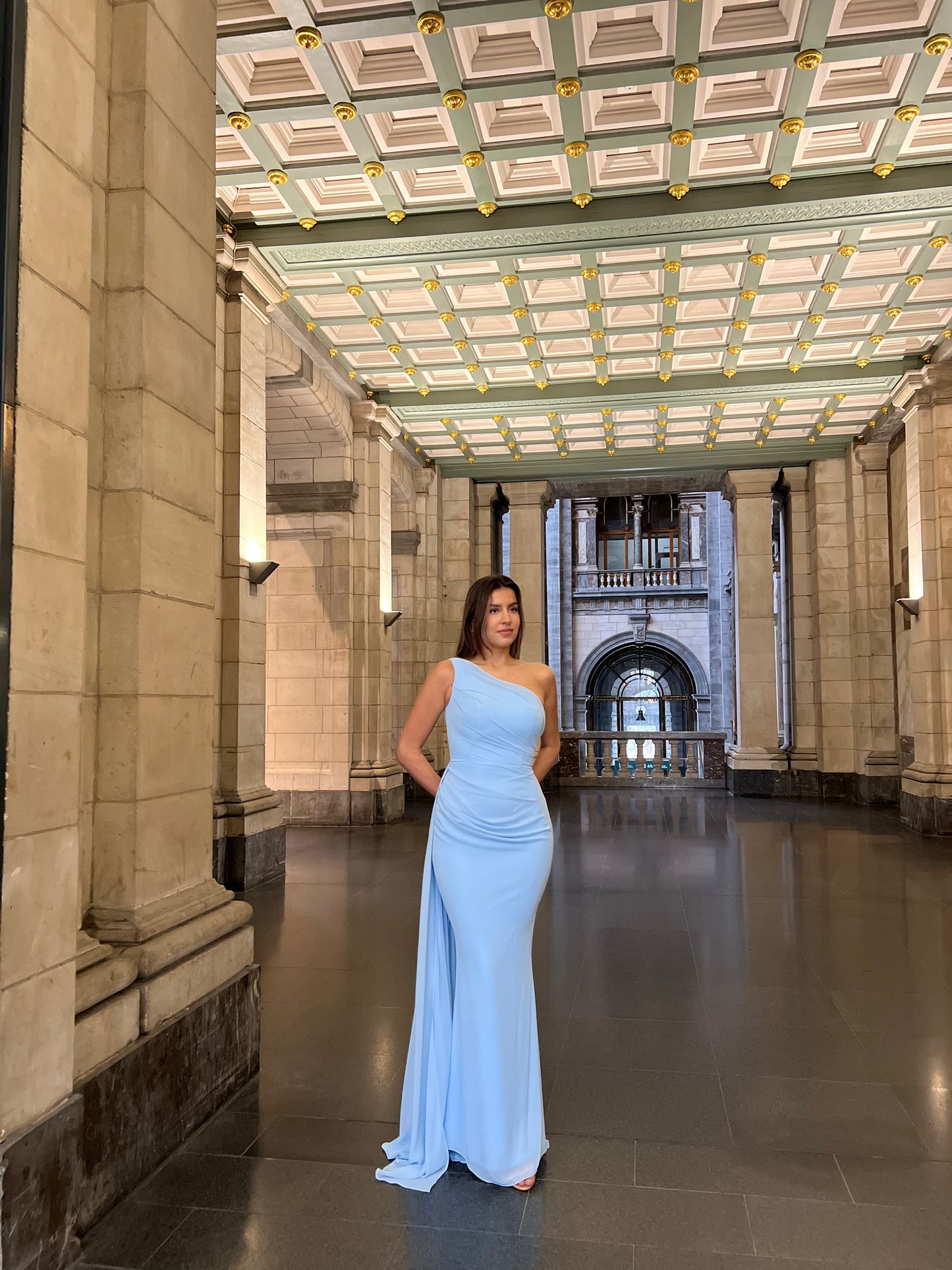 The Vanessa dress baby blue
