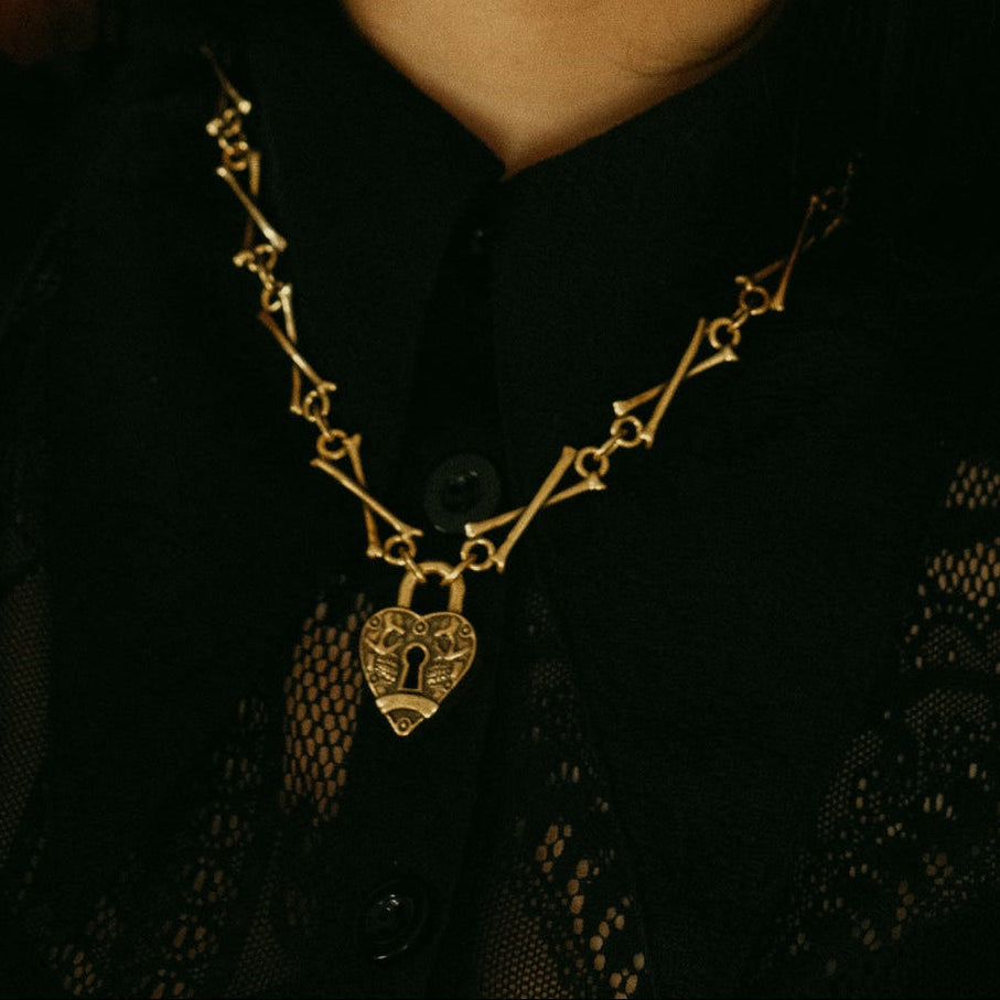 HEART LOCK NECKLACE