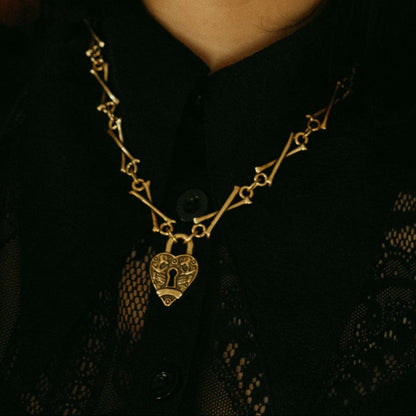 HEART LOCK NECKLACE