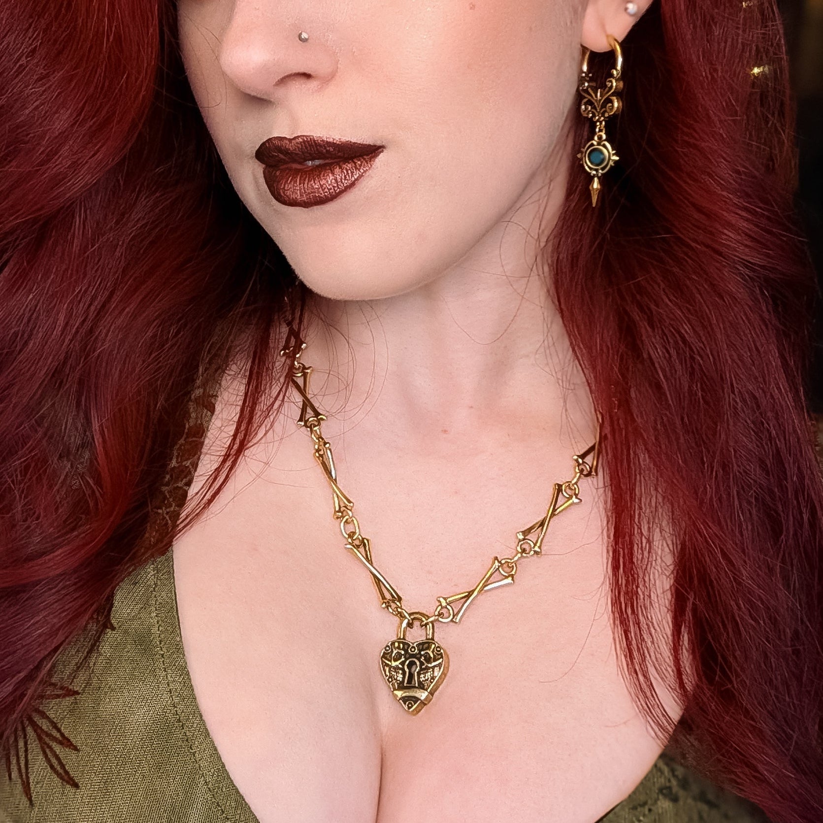HEART LOCK NECKLACE