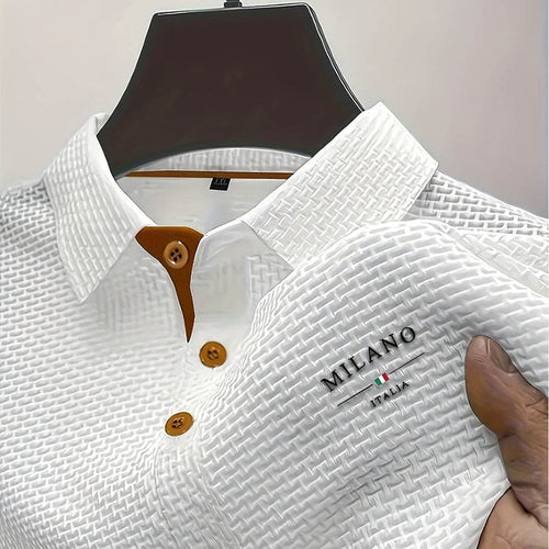 TEXTURED POLO SHIRT FOR MEN 0
