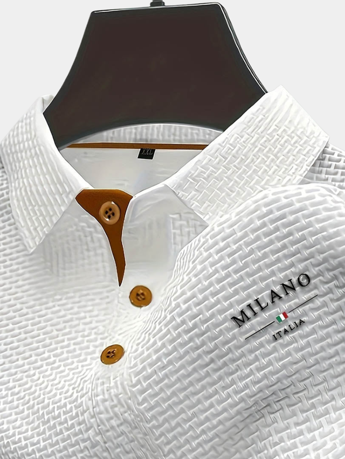TEXTURED POLO SHIRT FOR MEN 1