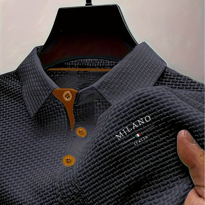 TEXTURED POLO SHIRT FOR MEN 3