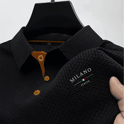 TEXTURED POLO SHIRT FOR MEN 5