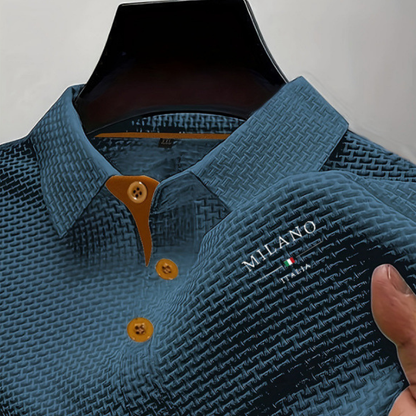 TEXTURED POLO SHIRT FOR MEN 6